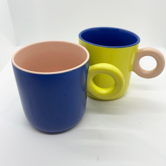 OUI Postmodern style coffee set French Press, 2 Mugs, Sugarbowl - Picture 11 of 13